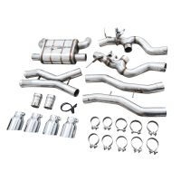 AWE SwitchPath™ Exhaust for BMW G8X M3/M4 - Chrome Silver Tips