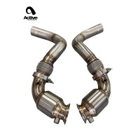 Active Autowerke Catted Downpipes For BMW F90 M5 F9X M8 F95 X5M F96 X6M | 11-063