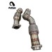 Active Autowerke Signature single mid-pipe with G-brace For BMW G87 M2 | 11-118