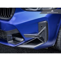 AUTOTECKNIC DRY CARBON FRONT BUMPER TRIM SET - F97 X3M LCI | F98 X4M LCI | BM-0033-DCG