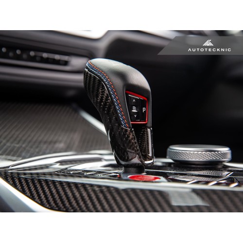 AUTOTECKNIC DRY CARBON GEAR SELECTOR COVER - For BMW F91/ F92/ F93 M8 | BM-0323