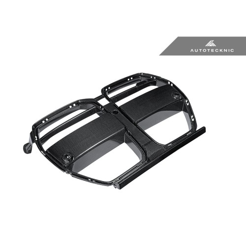 AUTOTECKNIC DRY CARBON MOTORSPORT V2 FRONT GRILLE - G80 M3 | G82/ G83 M4 | BM-0414-DCG-V2