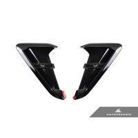 AutoTecknic Glazing Black Fender Trims - BMW F97 X3M | F98 X4M incl. Competition (P/N: BM-0093-GB)