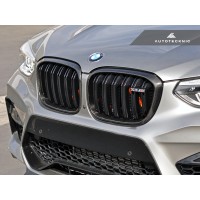 AutoTecknic Replacement Dry Carbon Fiber Grille Surrounds - BMW F97 X3M | F98 X4M (P/N: BM-0118-CF)
