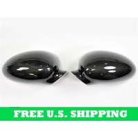 Autotecknic BMW Full Replacement Carbon Fiber Mirror Covers E46 M3 (P/N: BM-0148)