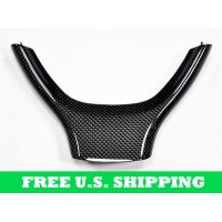 Autotecknic BMW Carbon Fiber Steering Wheel Trim F07/ F10/ F11 5 Series (M5/ M-Sport) | F06/ F12/ F13 6 Series | F01/ F02 7 Series (P/N: BM-0182-M)