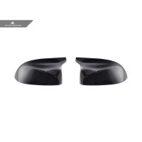 AutoTecknic Replacement Dry Carbon Mirror Covers - BMW F97 X3M | F98 X4M | F95 X5M | F96 X6M incl. Competition (P/N: BM-0259-DCG)