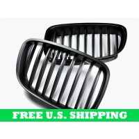 Autotecknic BMW Replacement ABS Matte Black Front Grilles F07 5 Series GT (P/N: BM-0300)