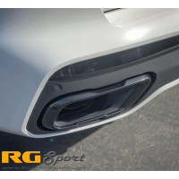 BMW OEM G07 X7 M Sport Exhaust Tip set in Shadowline (Gloss Black)