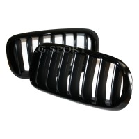 BMW M Performance Kidney Grille F15 X5 F16 X6 M Sport 2014-UP Black Border (P/N: 51712334710 51712334708)