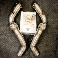 Evolution Racewerks 2017-UP BMW N63TU3 Engine Turbo Competition Series Catless Downpipe (BM-EXH020)
