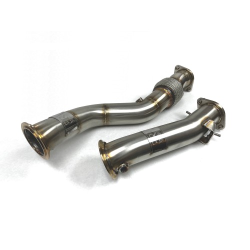 Evolution Racewerks 2023 - Up BMW G87 M2 Catless Primary Downpipe Set (BM-EXH028)