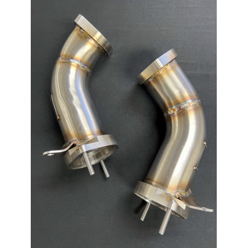 Evolution Racewerks S68 Secondary Downpipe For 2023+ BMW F95 X5M LCI F96  X6M LCI G09 XM