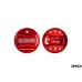 Goldenwrench Blackline Performance BMW M Car Series Fuel Cap Cover - Edition Red | FXXFCC-R