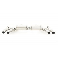 Remus Racing Stainless Steel Axle Back Muffler w/ Chrome Tips for BMW F90 M5