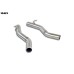 Supersprint F90 M5 Stainless Front Center Pipe Set - Non-Resonated - 049512