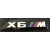 X6M Emblem (PAIR)  + $30.00 