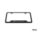 BMW M Performance Black Stainless Steel Plate Frame