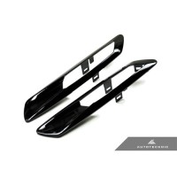 AutoTecknic Replacement Glazing Black Fender Light Trims - F10 Sedan/ F11 Wagon | 5 Series