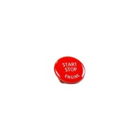 AutoTecknic Bright Red/Royal Blue Start Stop Button - E82 1M | 1-Series | E60 M5 | 5-SERIES |E9X M3 | 3-SERIES