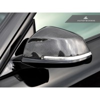 AutoTecknic Replacement Carbon Fiber Mirror Covers - BMW F87 M2