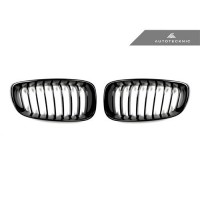 AutoTecknic Replacement Glazing Black Front Grilles - F34 3-Series Gran Turismo