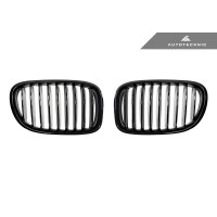 AutoTecknic Replacement Glazing Black Front Grilles - F01/ F02 7-Series LCI