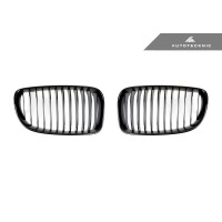 AutoTecknic Replacement Glazing Black Front Grilles - E82 1-Series & 1M