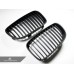 AutoTecknic Replacement Stealth Black Front Grilles - E82 1-Series & 1M