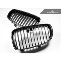 AutoTecknic Replacement Carbon Fiber Front Grilles - E82/ E88 1-Series & 1M