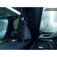 AutoTecknic Carbon Fiber Speaker Tweeter Cover - F32/ F33/ F36 4-Series | BM-0202