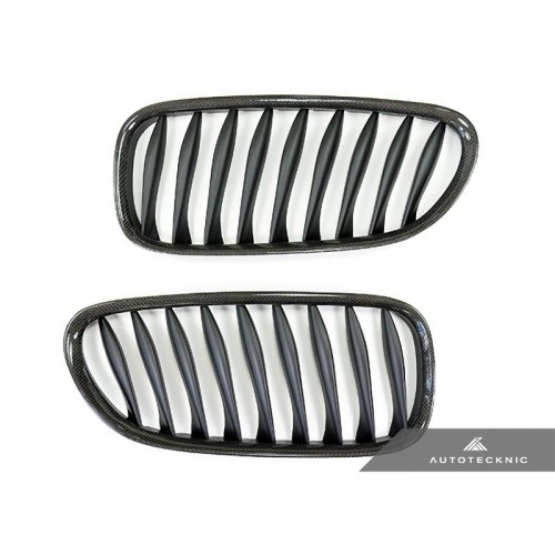 AutoTecknic Replacement Carbon Fiber Front Grilles - E85 Coupe / E86 Cabrio | Z4 Series including Z4M