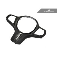 AutoTecknic Carbon Alcantara Steering Wheel Trim - G14/ G15/ G16 8-Series