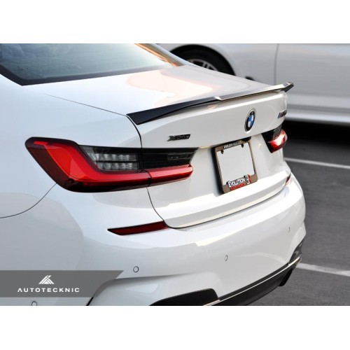 AutoTecknic Dry Carbon Competition Plus Trunk Spoiler - G20 3-Series | BM-0284-PLUS