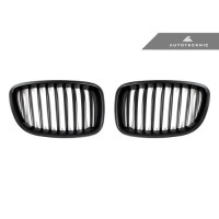 AutoTecknic Replacement Stealth Black Front Grilles - F07 5-Series Gran Turismo