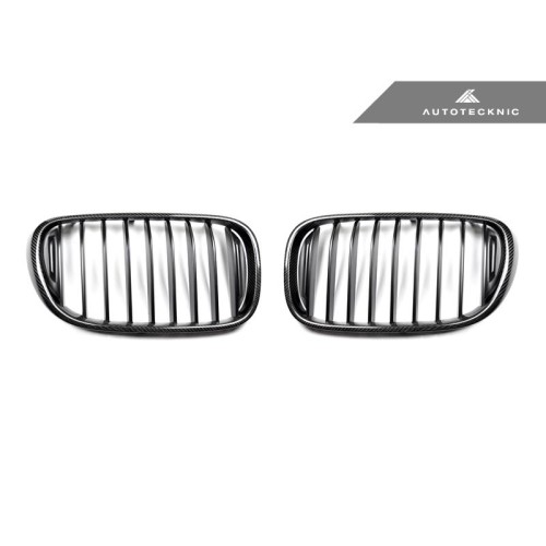 AutoTecknic Carbon Fiber Front Grilles - G11/ G12 7-Series Pre-LCI (16-19) | BM-0301-CF