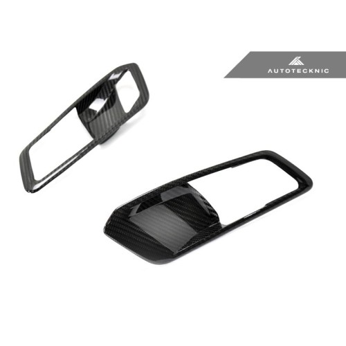 AutoTecknic Dry Carbon Interior Door Handle Trims - G20 3-Series | BM-0357