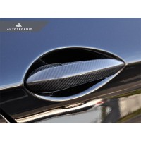 AutoTecknic Dry Carbon Fiber Door Handle Trims - F10 5-Series | F06/ F12/ F13 6-Series | F01 7-Series