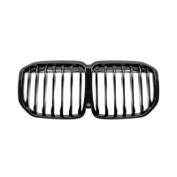 AutoTecknic Painted Glazing Black Front Grilles - G07 X7 | BM-0614-GB