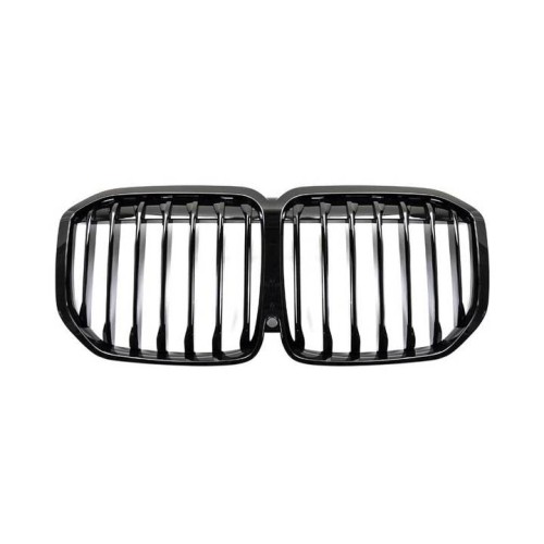 AutoTecknic Painted Glazing Black Front Grilles - G07 X7 | BM-0614-GB