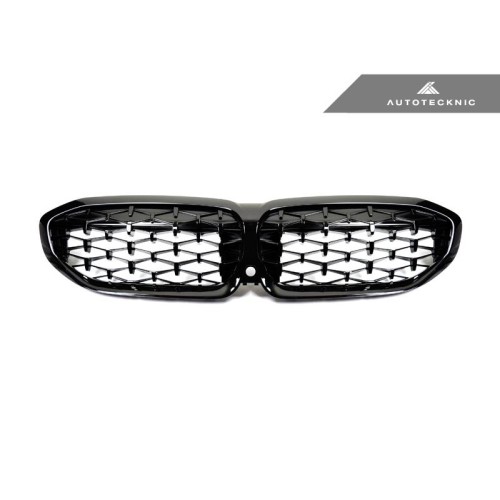 AUTOTECKNIC REPLACEMENT GLAZING BLACK FRONT GRILLES - G20 M340I | BM-0615-GB-DM