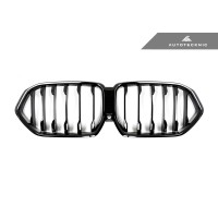 AutoTecknic Painted Glazing Black Front Grilles - G06 X6 | BM-0616-GB