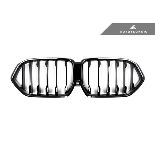 AutoTecknic Painted Glazing Black Front Grilles - G06 X6 | BM-0616-GB