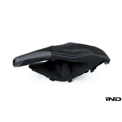 IND Matte Carbon Stitched Parking Brake Handle - F87 M2