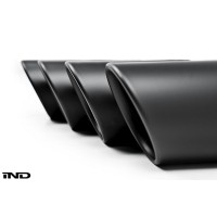 IND Matte Black Coated Exhaust Tip Set - F87 M2C | F80 M3 | F82/ F83 M4