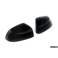 IND Painted Mirror Cap Set for BMW G05 X5 / G06 X6 / G07 X7 - Gloss Black