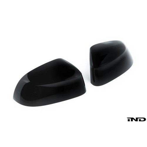 IND Painted Mirror Cap Set for BMW G05 X5 / G06 X6 / G07 X7 - Gloss Black
