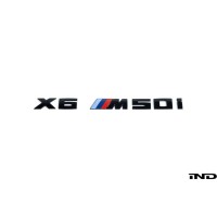 IND Painted Trunk Emblem - G06 X6 M50i