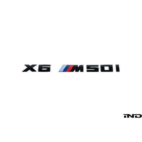 IND Painted Trunk Emblem - G06 X6 M50i