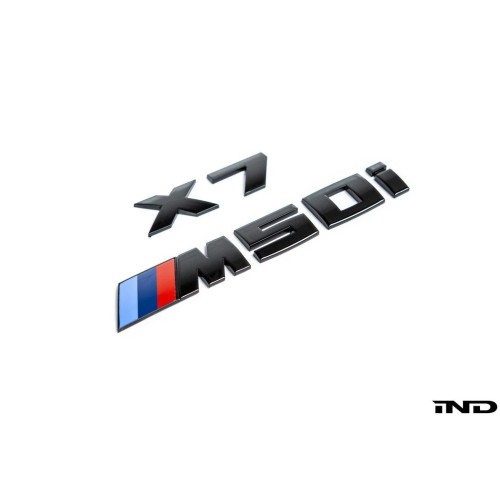 IND Painted Trunk Emblem - G07 X7 M50I